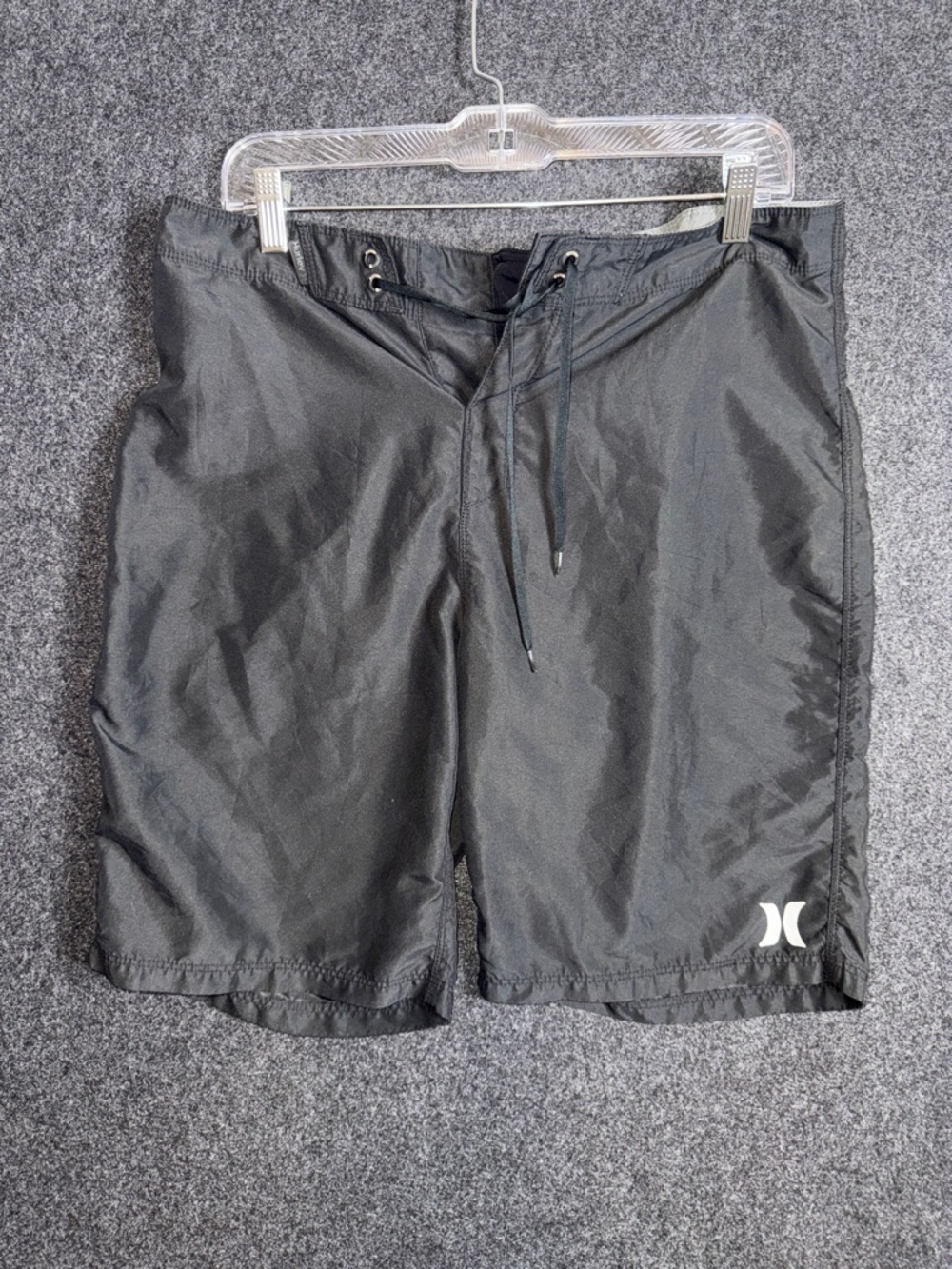 Hurley‎ Black Men’s Swim Board Shorts with Logo